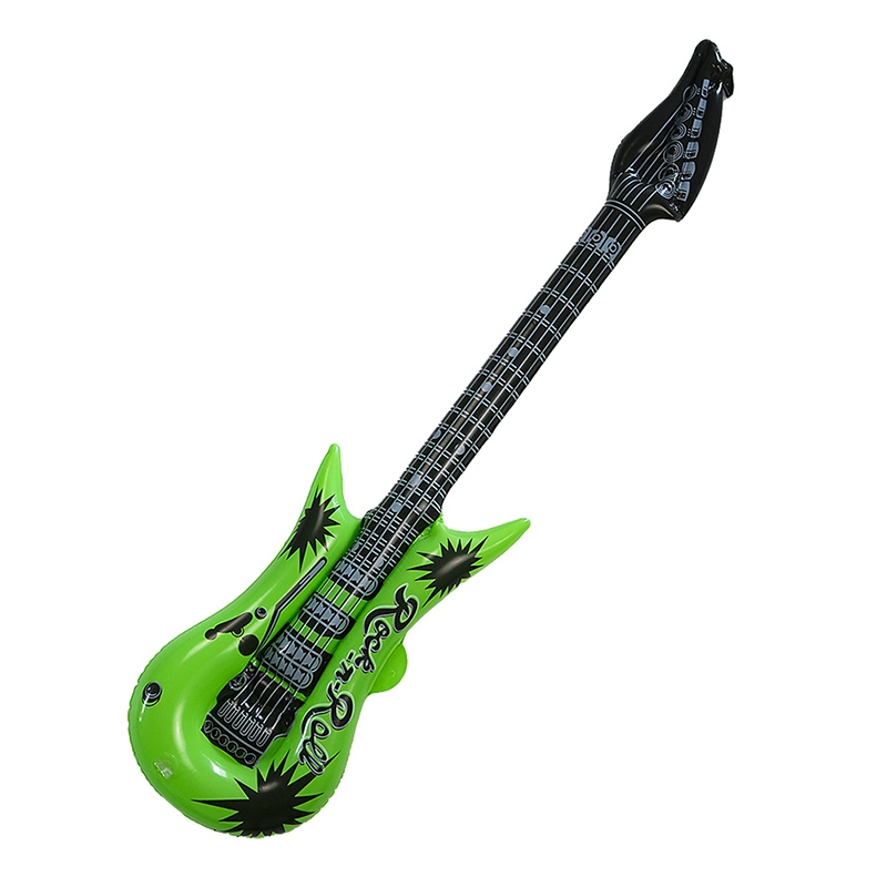 Custom Promotional Toys for Kids Inflatable Microphone PVC Plastic Guitar Inflatable Toys