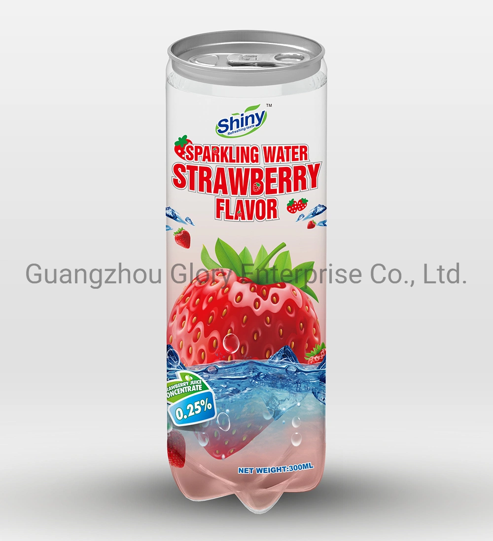 300ml Pet Can Strawberry Juice Drink Soda