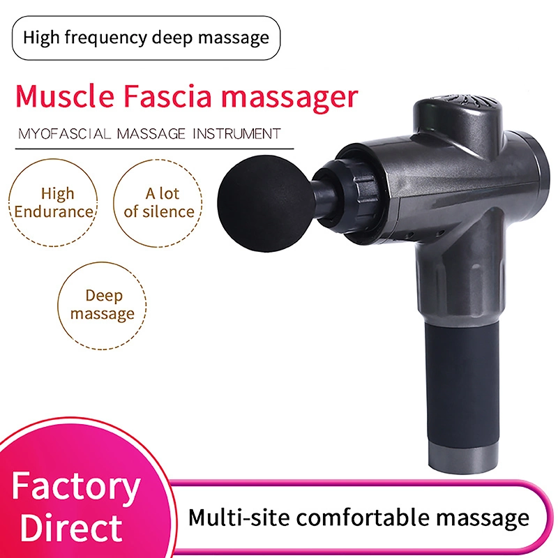 Massageador de vibração muscular de percussão de tecido profundo sem fio de mão