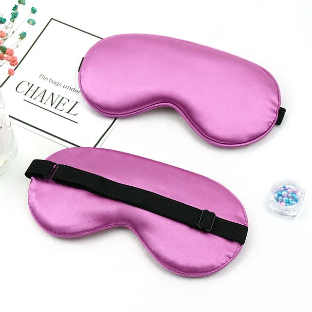 19mm 22mm 100% Mulberry Oeko-Tex 100 Releasing Light Cover Silk Sleep Eye Mask