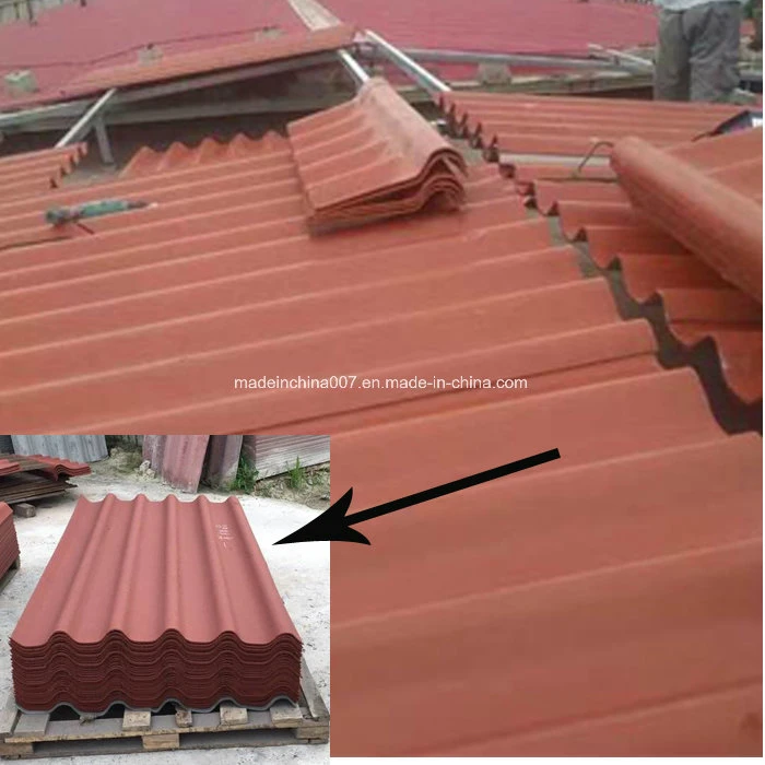 Non Asbestos Fiber Cement Corrugated Roofing Sheet Exported to Peru