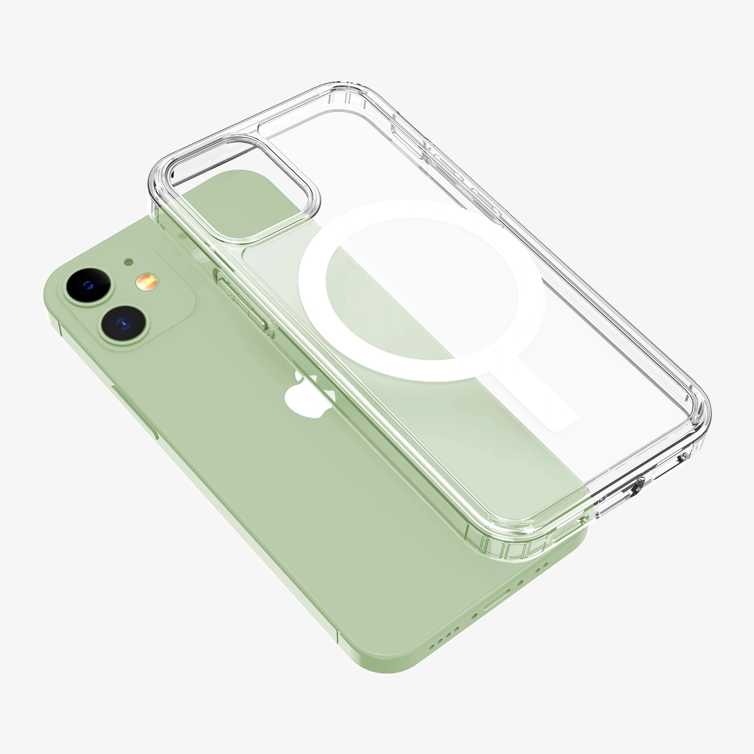 Für MagSafe Magnectic Clear Phone Case für iPhone 12 Mini 11 pro Max SE2 XS XR X 8 + Macsafe Tasche Stoßfest Mac Safe Card Solt