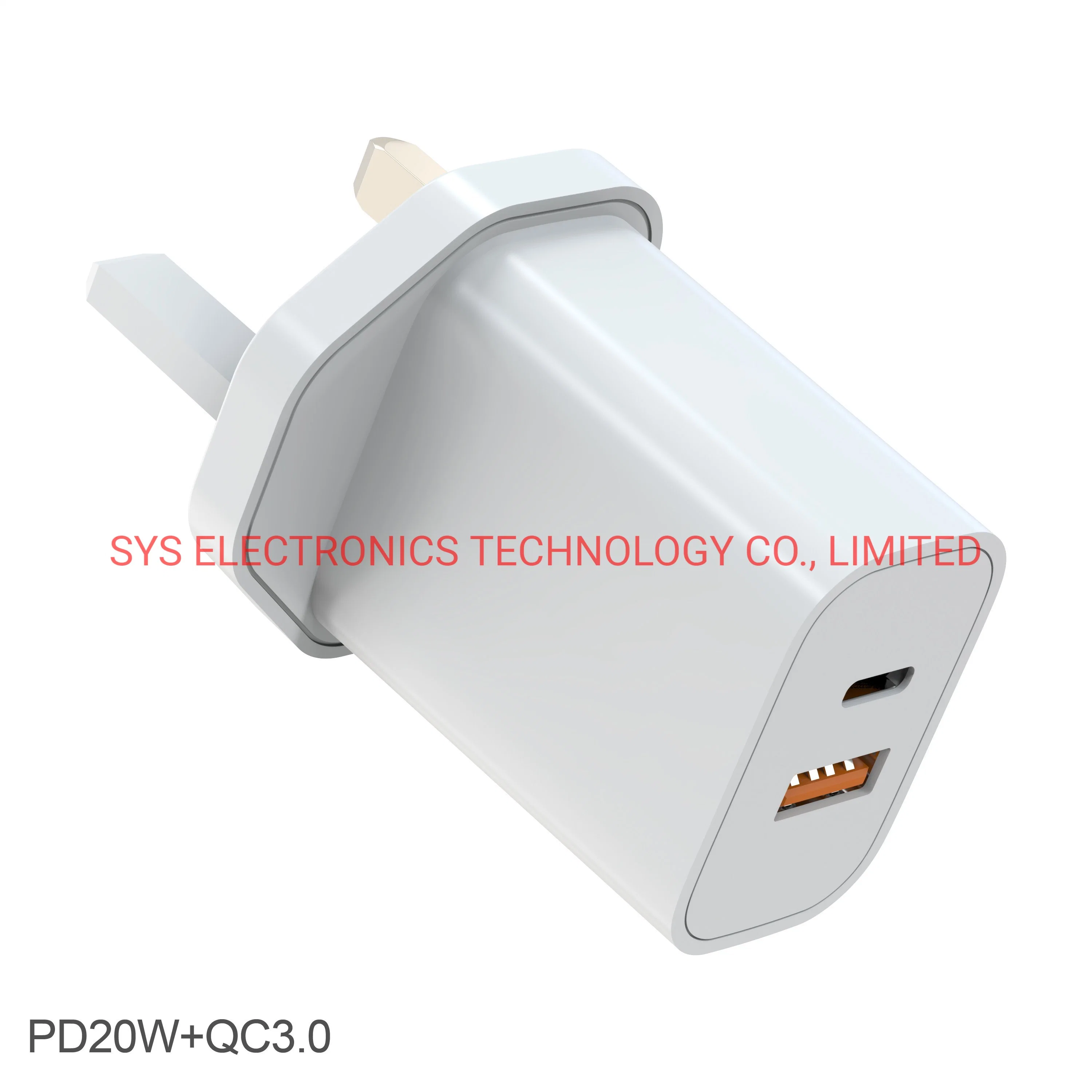 UK/Us/EU Mobile Phone Fast Charger Pd 20W Adapter