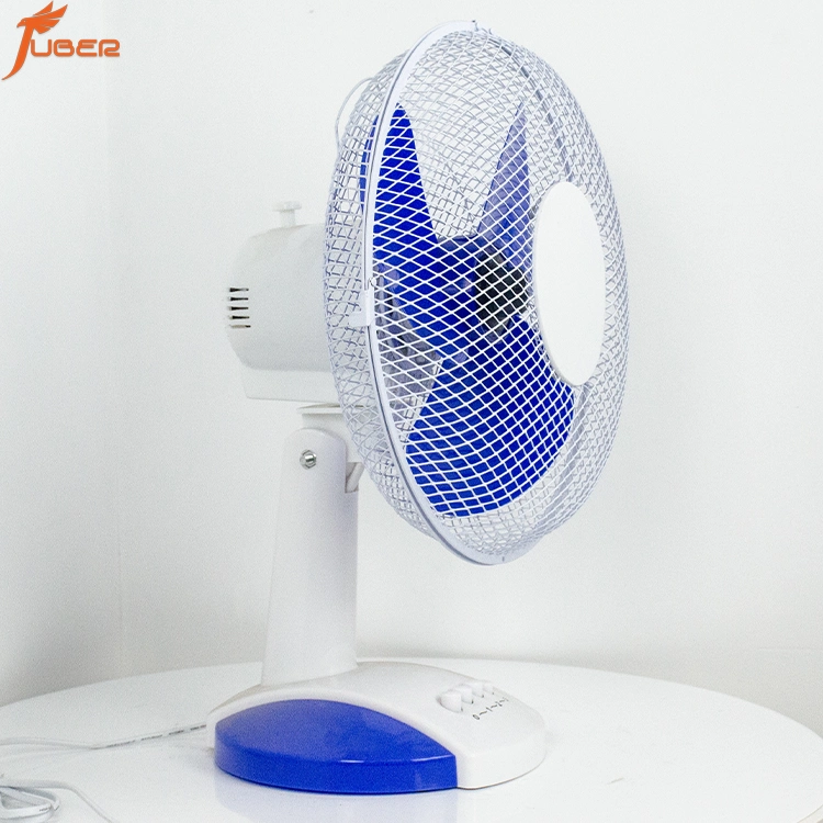 Hot-Selling 12 Inch Table Electric Fan Small Spare Parts Mesh Grill Rechargeable Table Clip on Fan Portable Table& Desk Fan