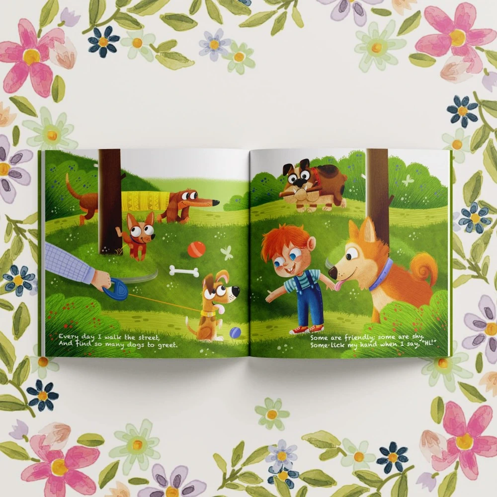 Щенки Hardcover Children Board Book Printing