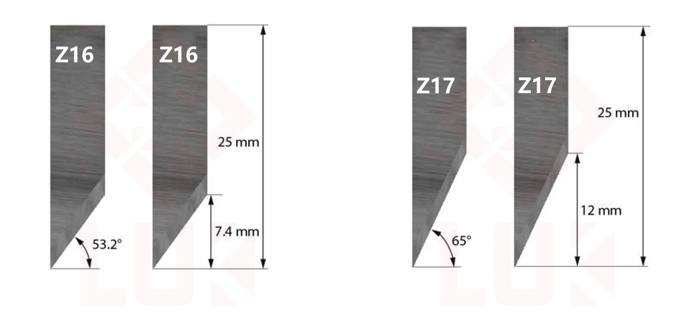 Zund Z16 Z17 Tungsten Carbide Knives Oscillating Zund Machine Blade