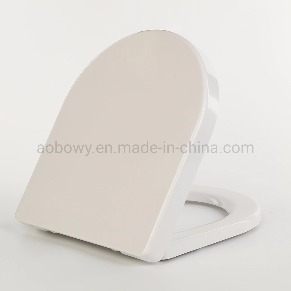 Factory Direct Export Urea Slow-Close Toilet Seat, Elongated, Bathroom Ware (Au145)