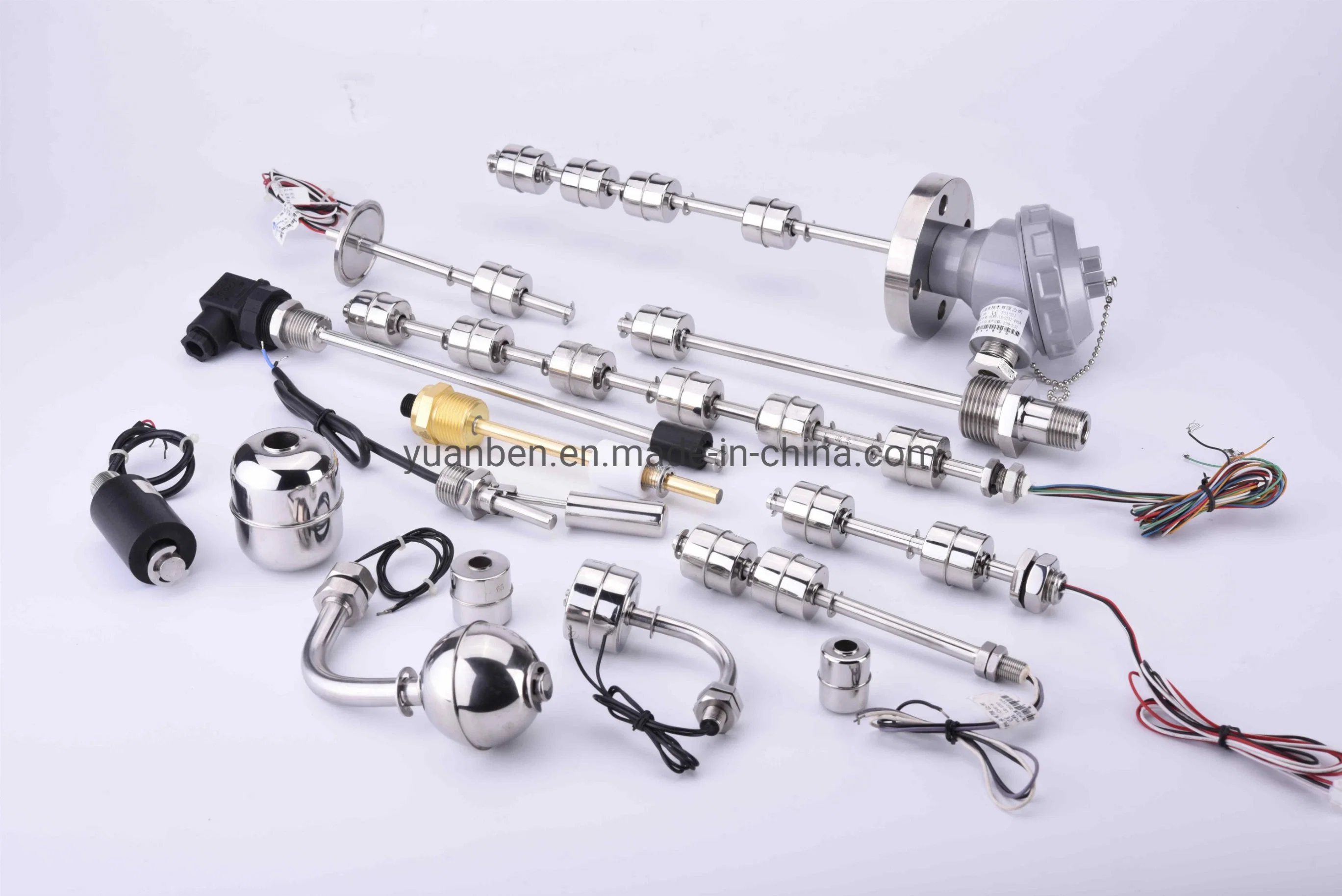 Stainless Steel Level Float Switch Brass Rod Customized for Tank