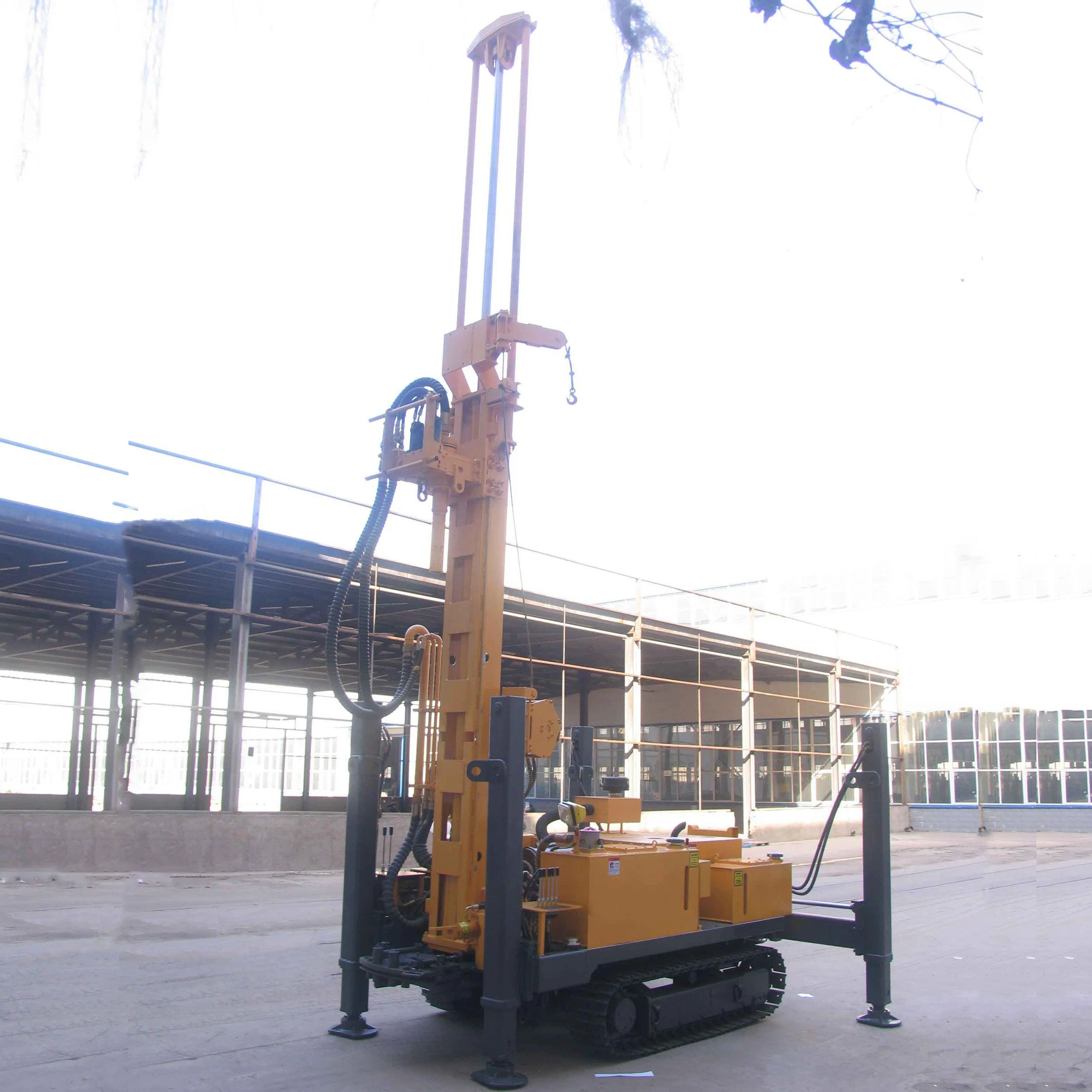 Diesel Engine Crawler Type Water Well Drill/Drilling Rig