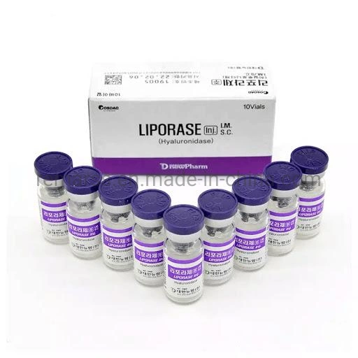 Liporase hyaluronidase Corée injections à long terme pour acheter pour cosmétique Dissolvant de remplissage facial