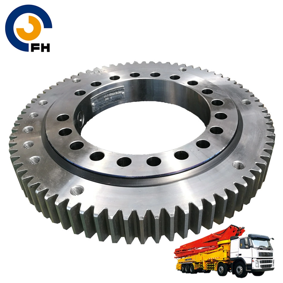 Factory Price Sk250-6 Flanged External Teeth Four Point Contact Ball Slewing Bearing 012.30.560