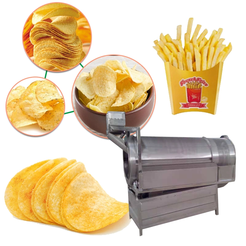 Automatic Food Frying Gas Continuous Frier Machine Potato Chips Donut Electric Deep Fryer Machinery