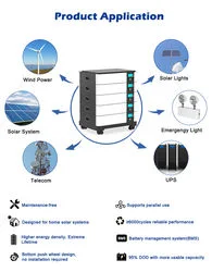 Power Supply 5kwh 2kw Rooftop Solar Powered Home Household Apartment Silent Safe Split-Phase Solar Power Storage