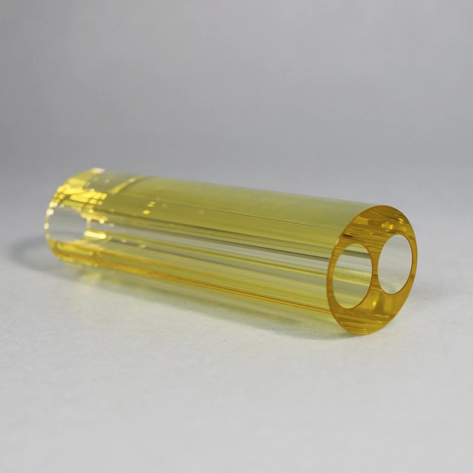 Vy Optics Customized 10% Samarium Doped Quartz Glass Two Bores Laser Cavity