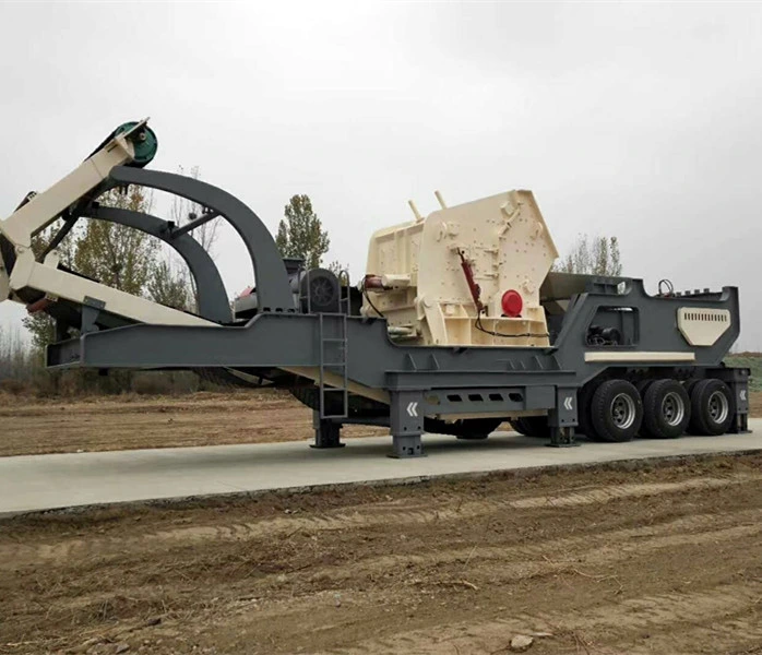 Portable Mobile Quarry Brick Stone Crushing Station Equipment