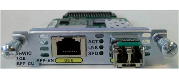 CISCO 4000 Series Integrated Services Router 1-Port Gigabit Ethernet WAN Modules NIM-1GE-CU-SFP