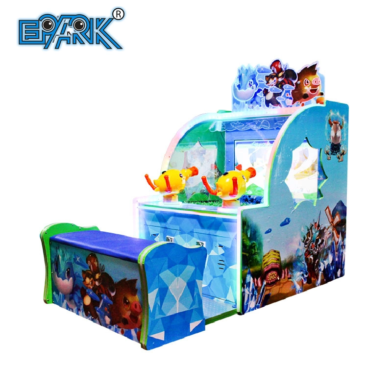 2 -3 Players Super Ice Man II Castle Water Shooting Game Machine