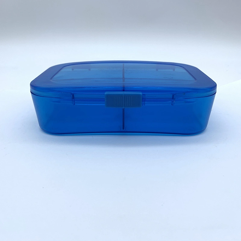 Moisture-Proof 6-Grids Pill Box Tablet Classification Medicine Storage Container with Detachable Partition