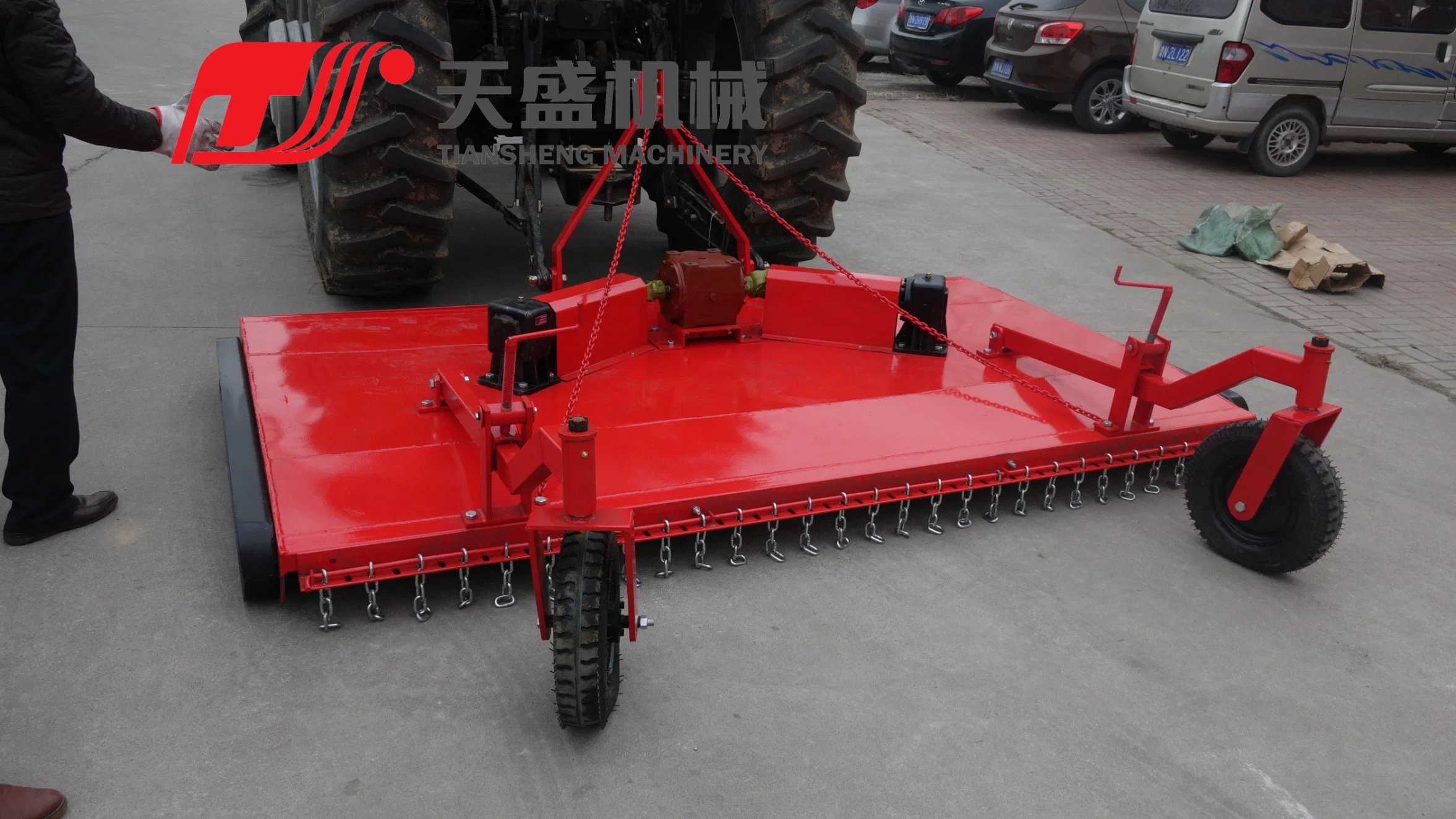 High-Productivity Factory-Price 3-Point Tractor Square Two/Double Rotary Blades Lawn Cutter Mower Land Cutter