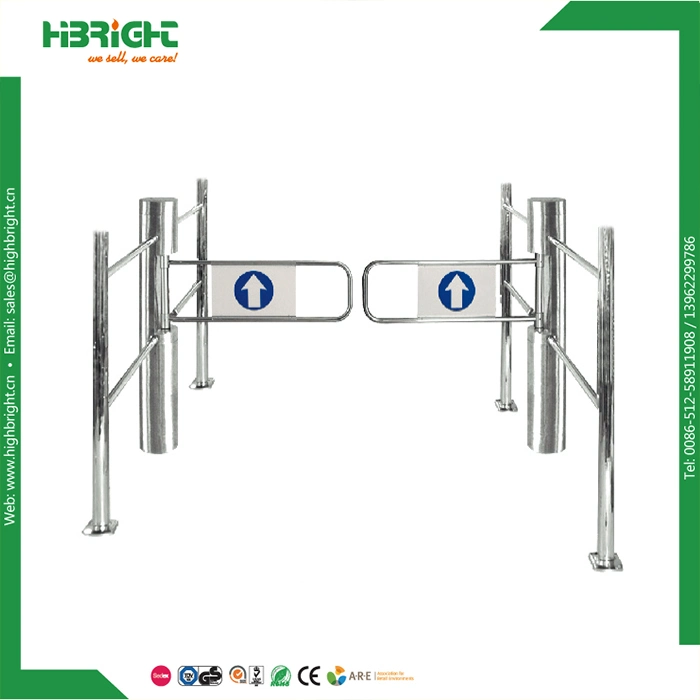 Supermarket Access Control Swing Automatic Turnstile Door Mechanism