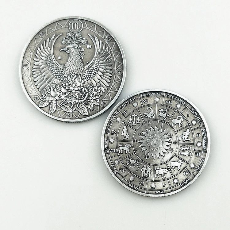 Kuwait Army Antique Silver Custom Coin