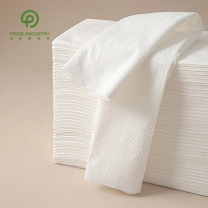 40GSM Spunlace Nonwoven Fabric de têxteis para toalhetes húmidos e fraldas para bebé