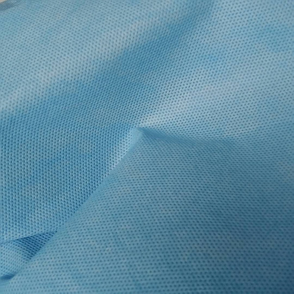 Light-Blue SMMS SMS Nonwoven Fabric de Hospital para textil/Home