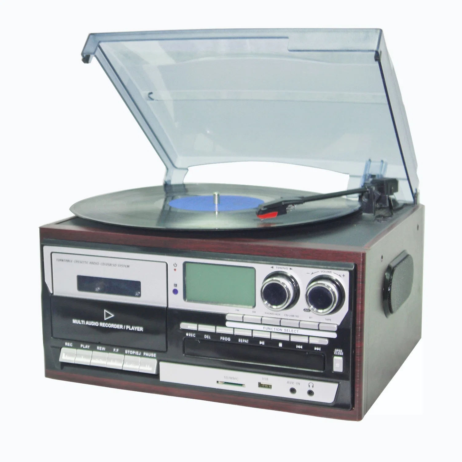 Vinyl Plattenspieler Kassette spielen am FM Radio Stereo Phonograph