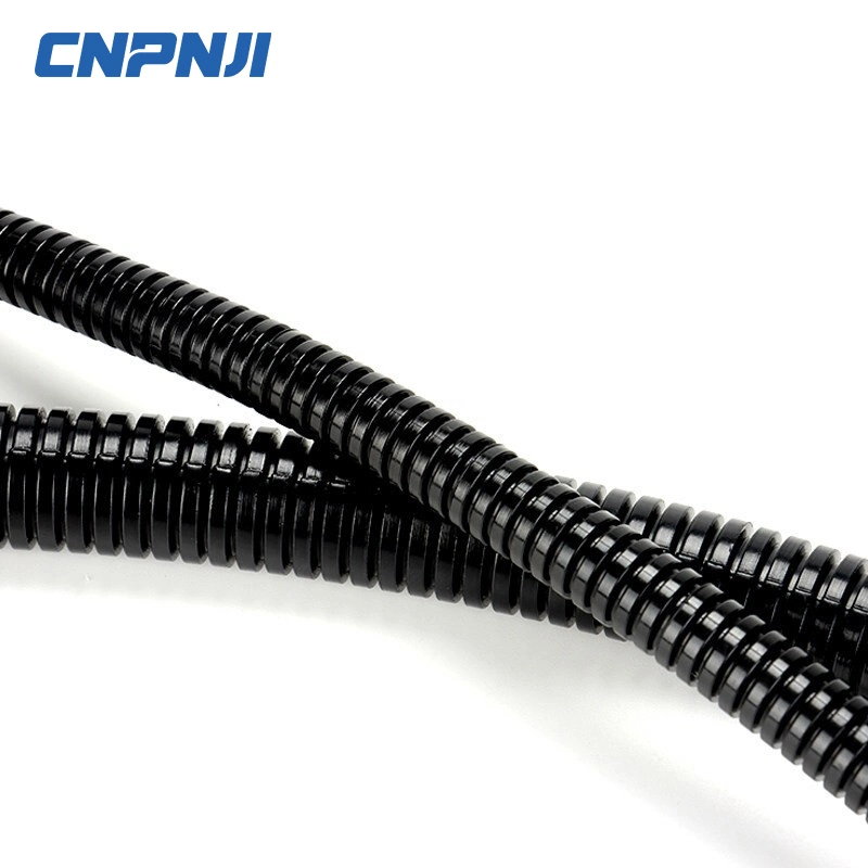 Cnpnji Insulation Plastic Tube Car Protection Industrial Electrical Wire Conduit PE/PP/PA Plastic Corrugated Hose Pead10.0-1/4 Pipe