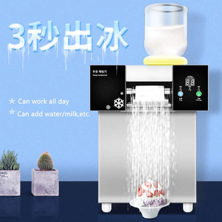 Bingsu Machine Snow Ice Flake Korean Ice Cream Machine Juice Ice Crusher Machine