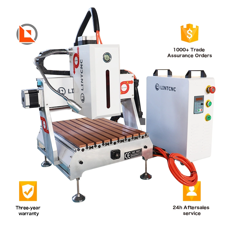 600x400x100mm 800W Hobby 3D máquina CNC Router Madeira Lt-6040e 3030 com Mach3 Sistema de Controle