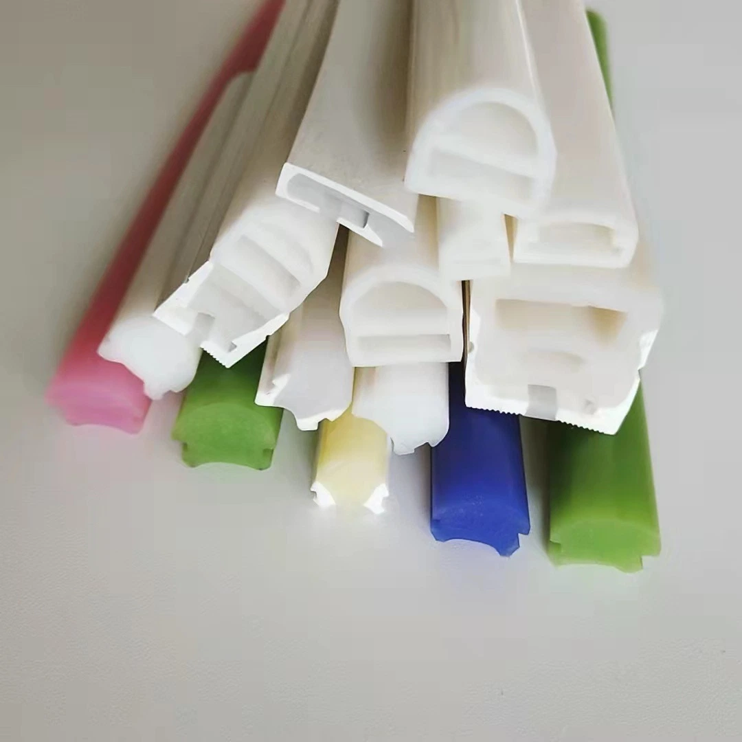 Custom Neon Tube Waterproof Flexible Soft LED Silicone Rubber Light Diffuser Profile Channel Belts