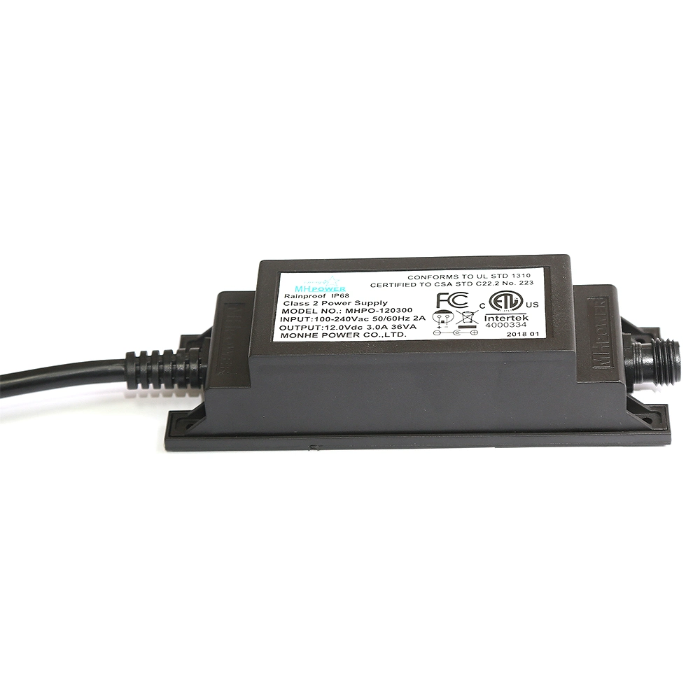 Constant Voltage 12V ETL LED Lighting Power Supply 3A