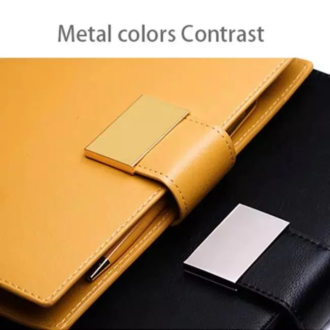 Ap Manufacturer PU Leather Ring Binder Notebook