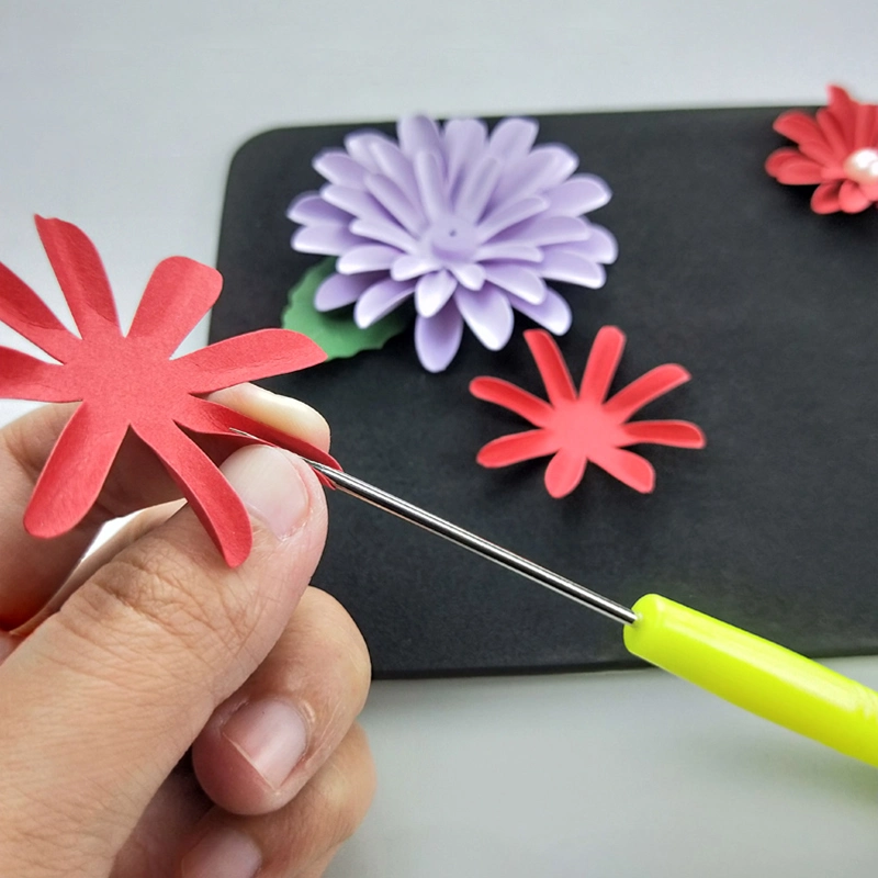 Papier de décoration 3D fleur bricolage artisanal kit de matériaux de Dahlia