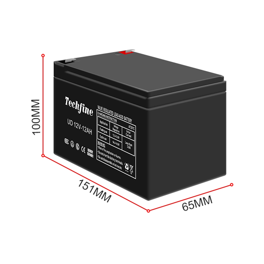 Auto-Wechselrichter-Zelle Pack feuerfeste tragbare 12V wiederaufladbare Bleisäure Solar-Gel-Batterie