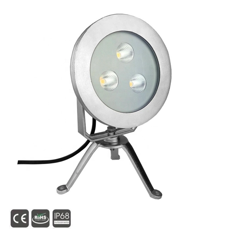 3X5w LED Projector Lamp IP68 Underwater Light Fitting