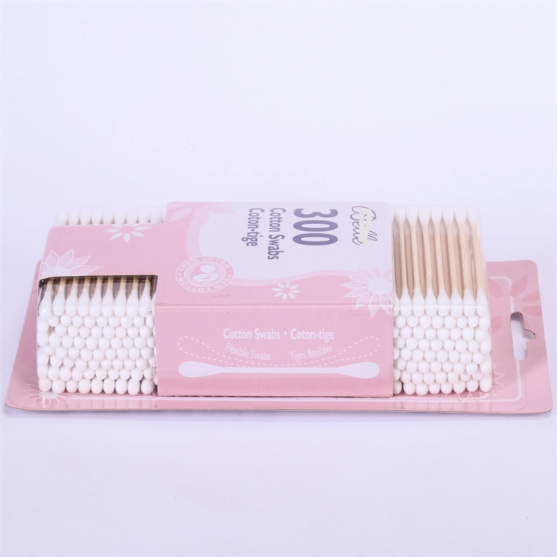 High quality/High cost performance  Double Head Cotton Swab Bamboo Stick for Child