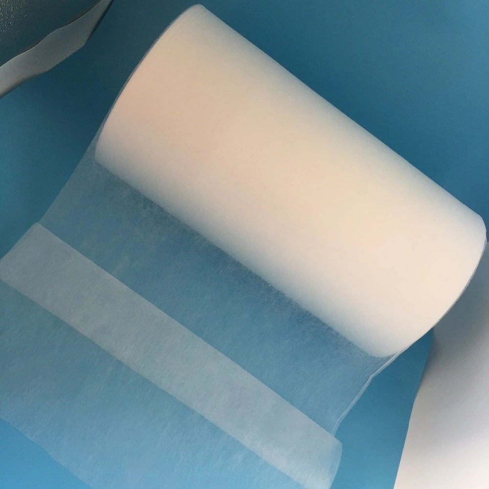 Grande quantidade Super Macio SSS PP hidrófilo Spunbond Nonwoven Topsheet material das fraldas