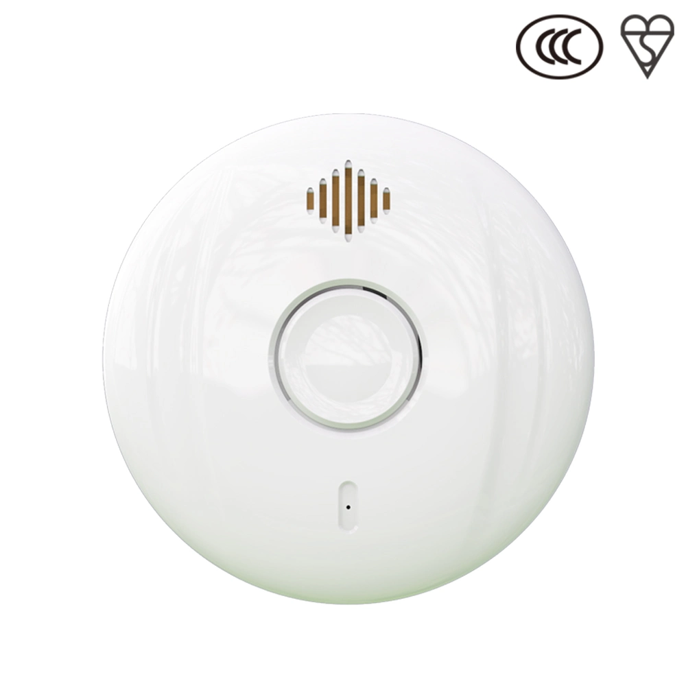 Sealed-in 10 Years Smoke Detector with Built-in Battery with Wireless Module