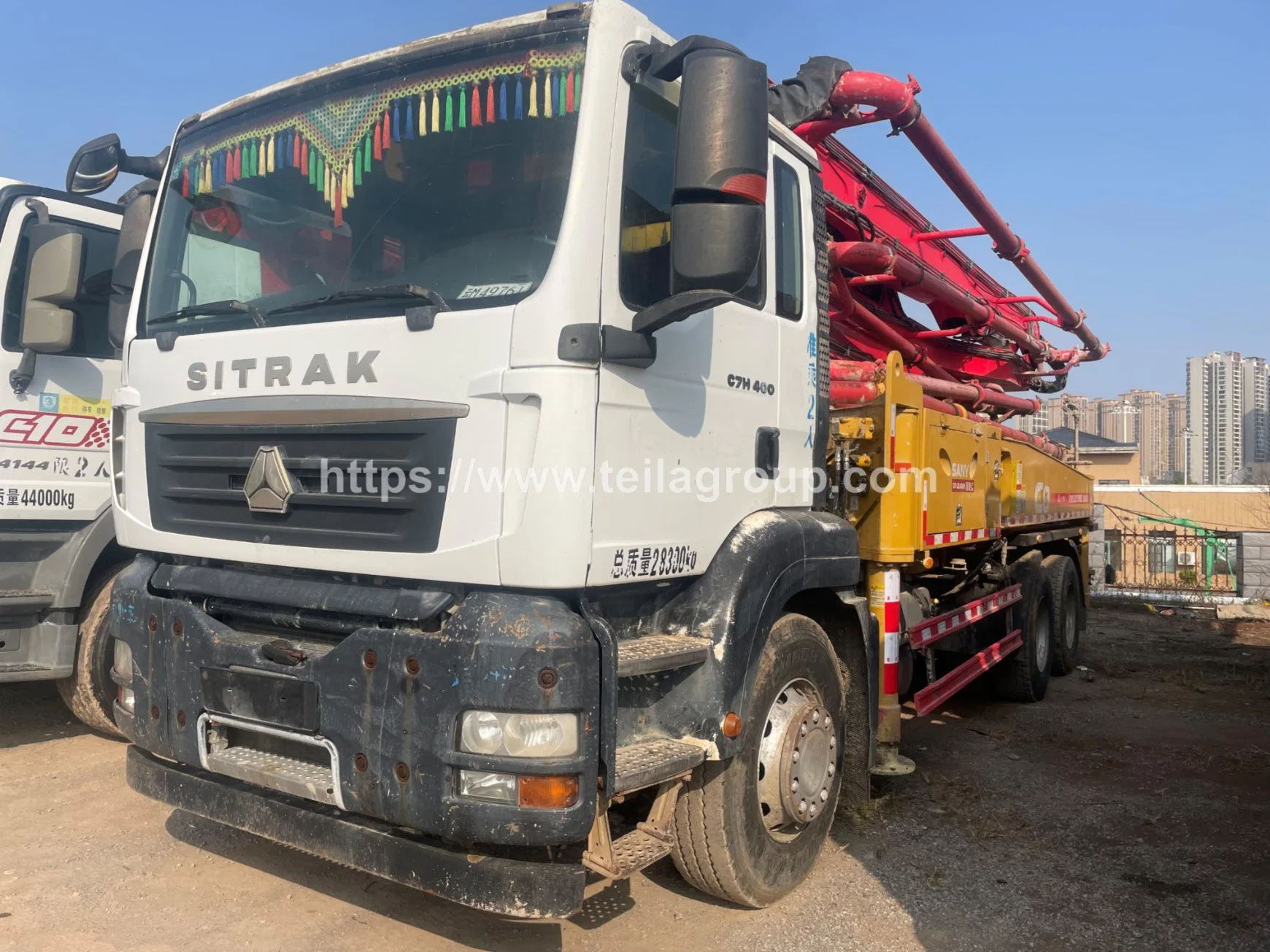 2016 China Used 38m Sany Concrete Pump Truck Concrete Construction Machinery