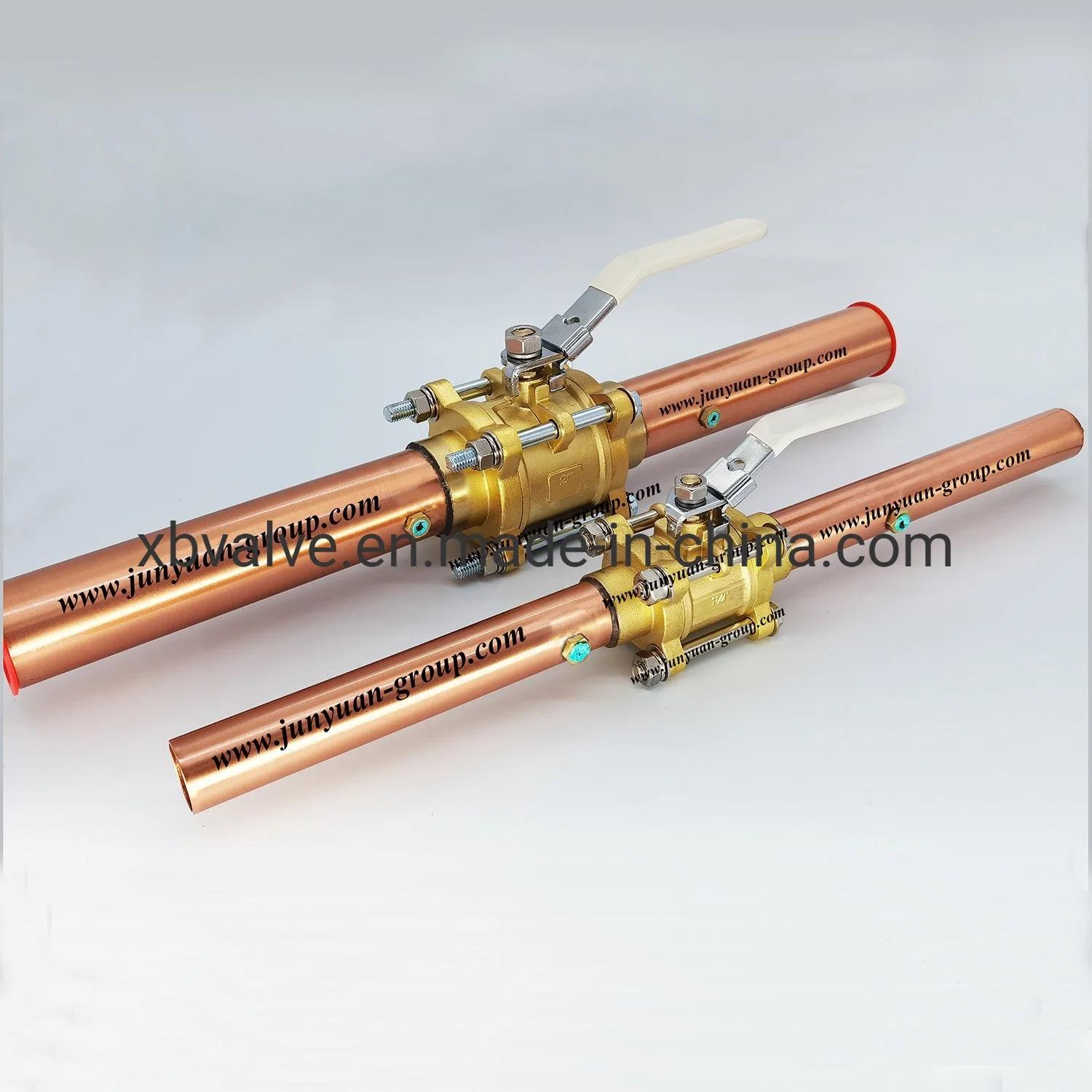 2 3 Piece 600 Psi Wog Copper K-Tube Brass Medical Gas Isolation Shut-off Ball Valve with Extensions Oxygen Cleaned Lockable Line Pipeline Valve Stop/Globe/Check