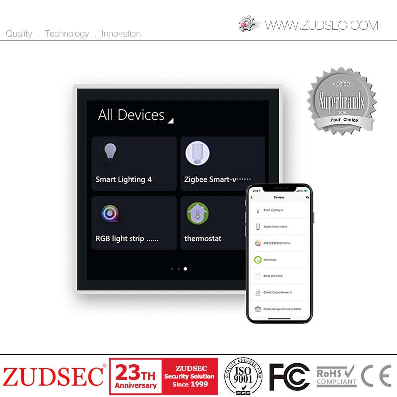 Panneau de commande Super Center à écran tactile passerelle Smart Home Zigbee