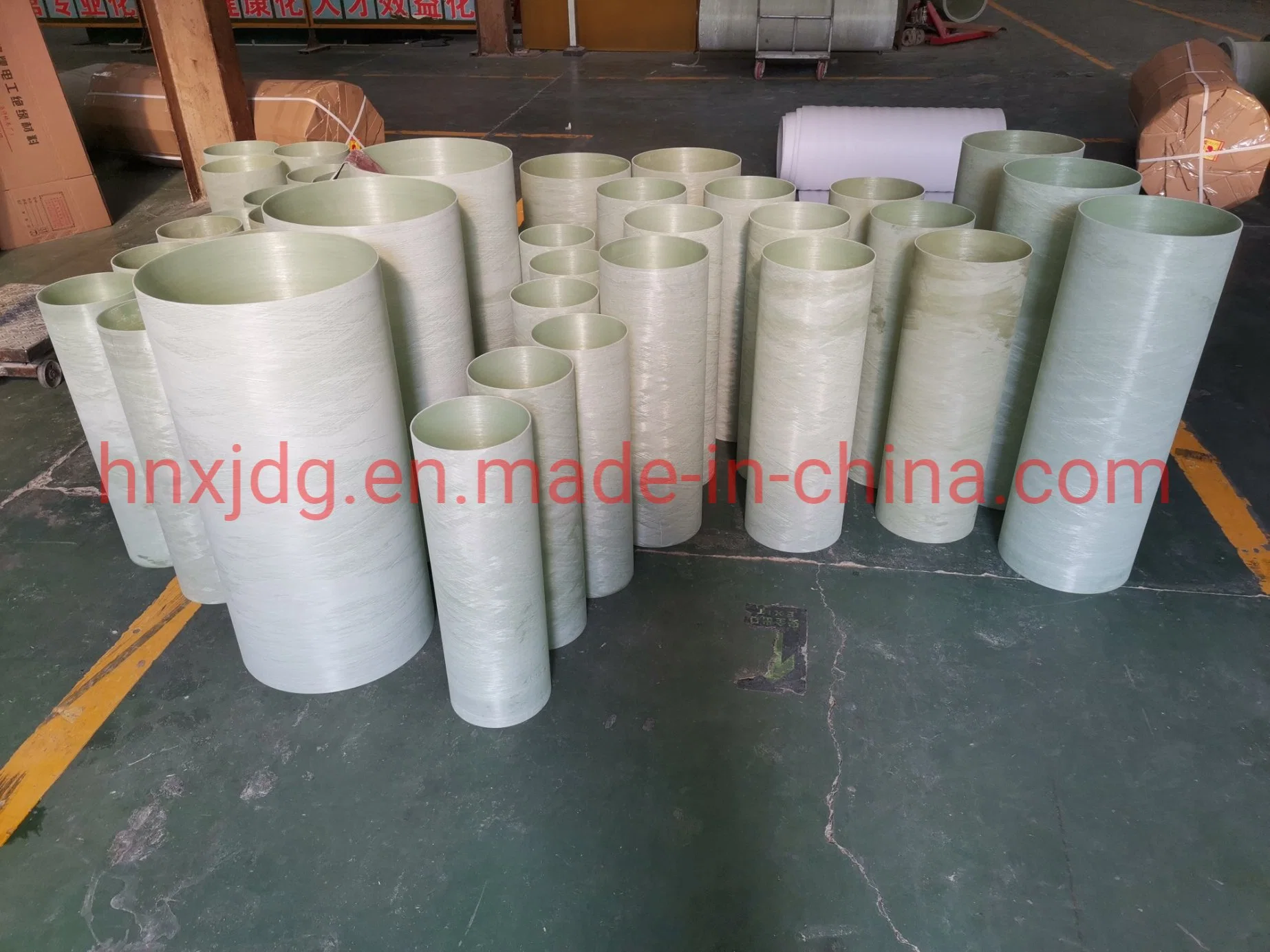 High Heat Resistance Class Epoxy-Resin Fiberglass Filament Winding Tube/Pipe