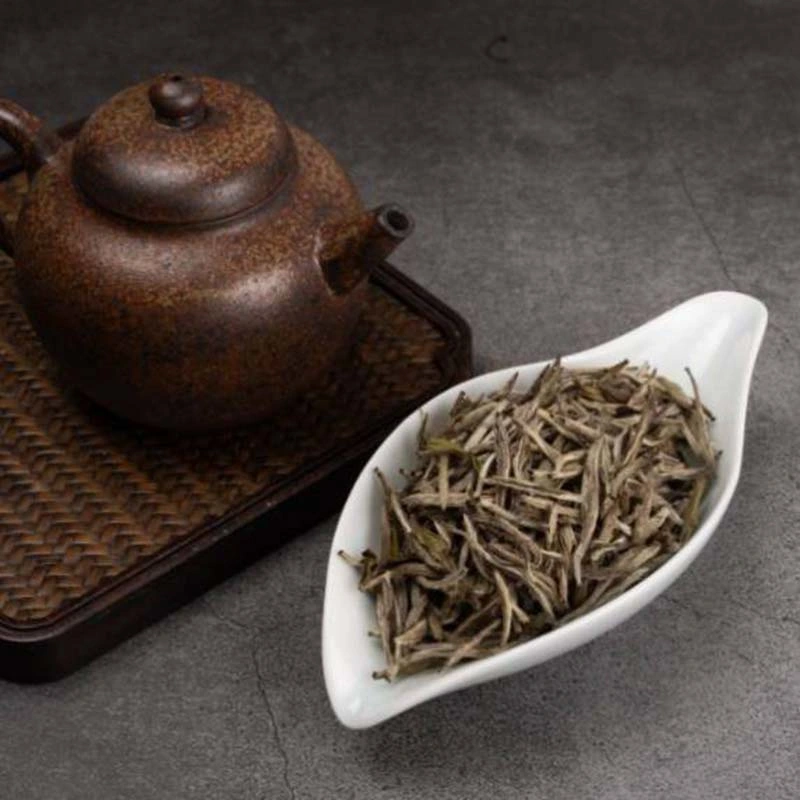 Premium Grade Loose White Tea Pure Natural Silver Needle Baicha with Great Fragrance