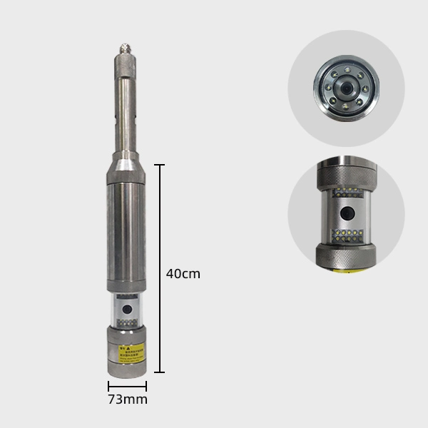 200mtrs 73mm LED Screen High Resolution Dual Borehole Camera System