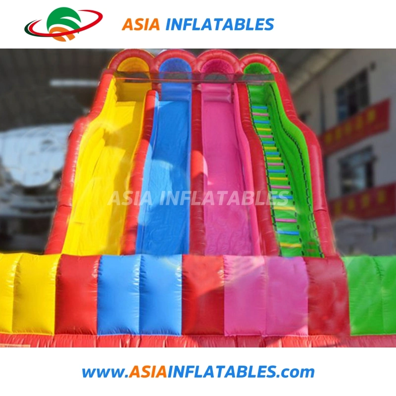 Tobogán de agua inflable comercial con material de PVC