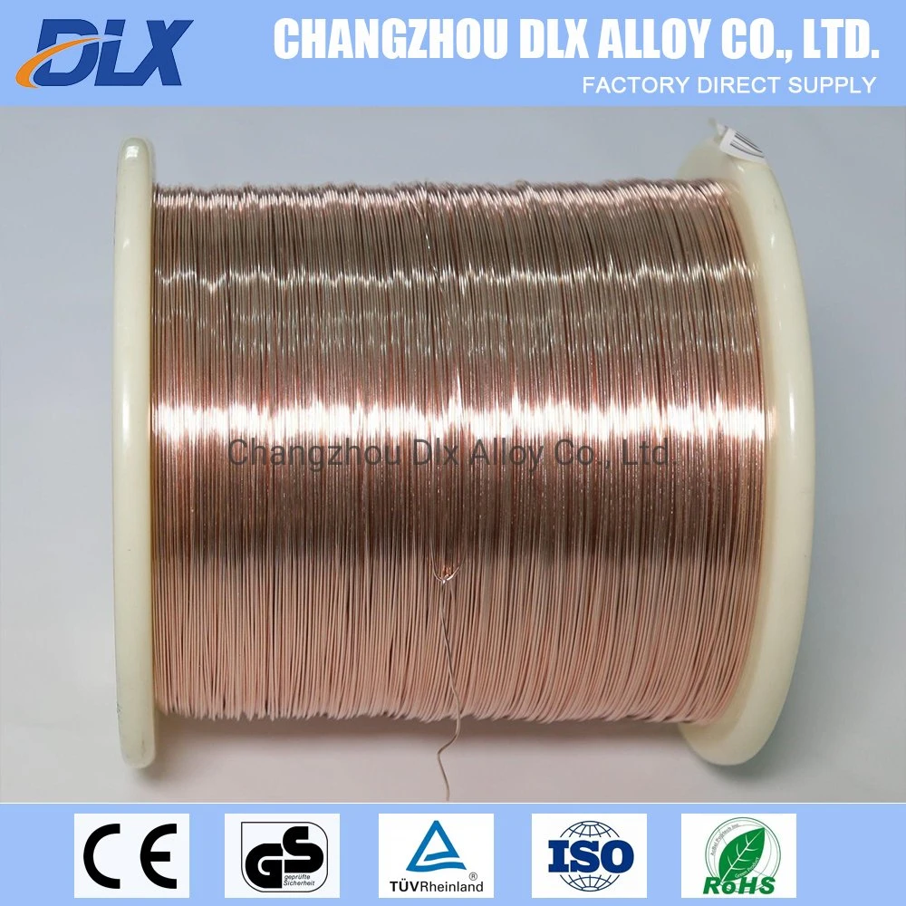 CuNi1 CuNi2 CuNi10 Copper Nickel Alloy Wire Resistance Heating Wire for Car Seat Heating