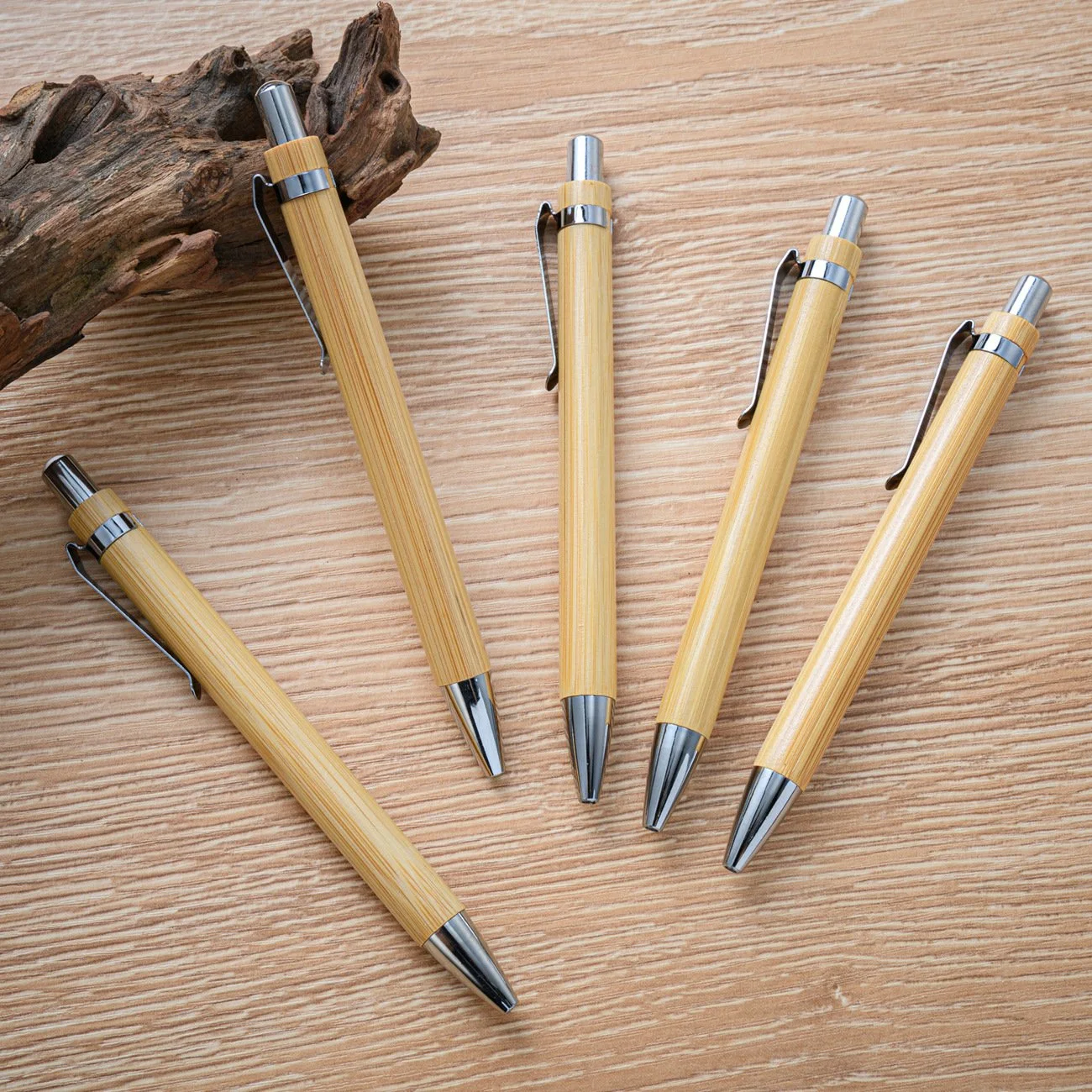 Spot Großhandel/Lieferant Bambus Holz Material Werbung Stift Eco Bambus Kugelschreiber Stift