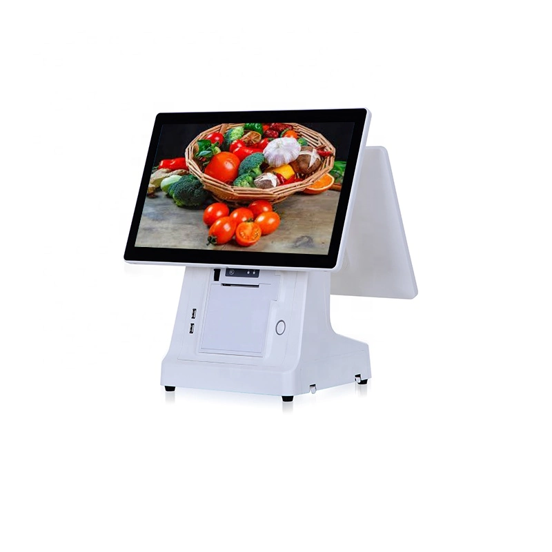 OEM Dual Touch POS+Systeme eingebaute Drucker POS Maschine